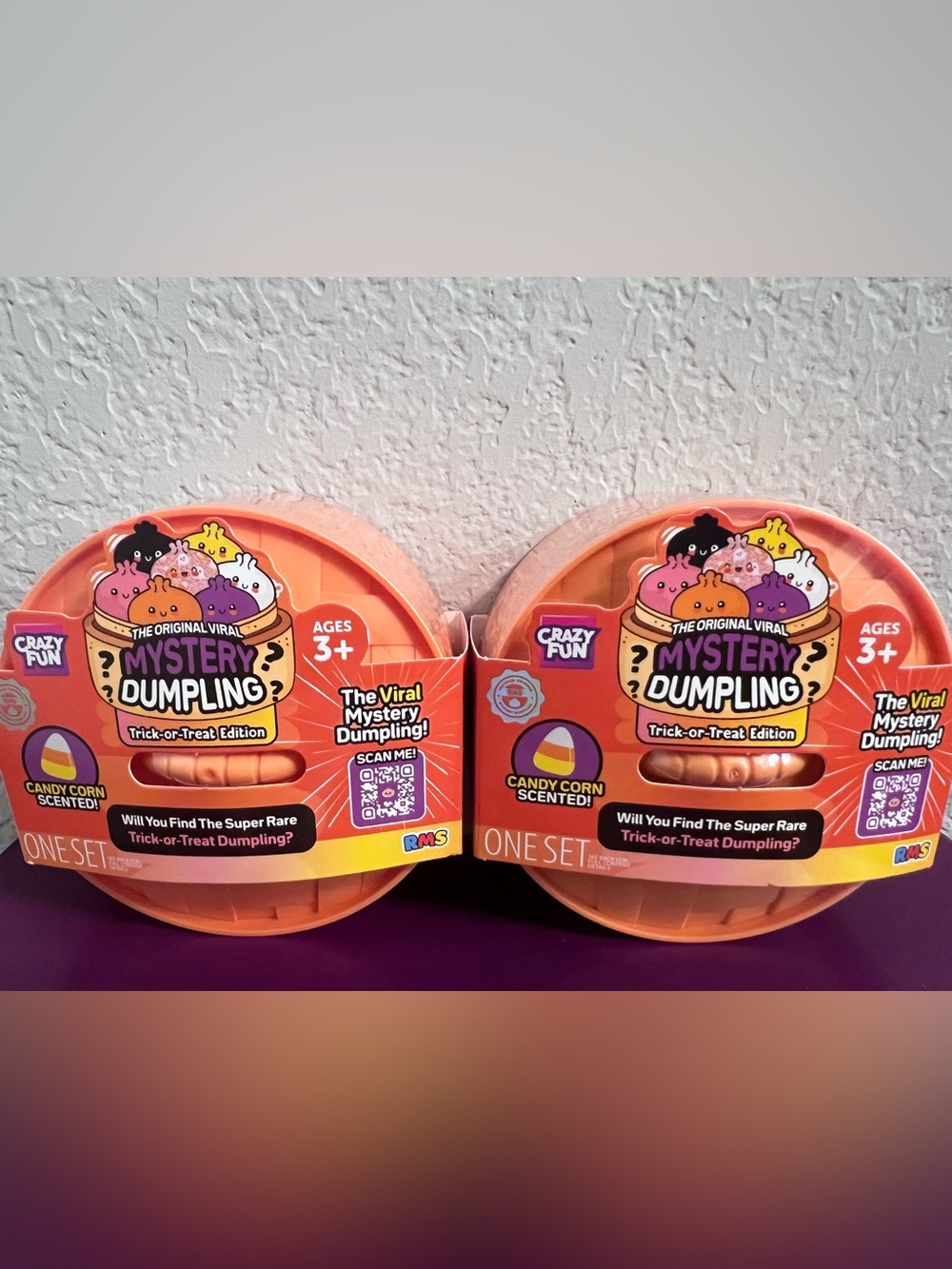 2pack RMS Dumpling Trick-or-Treat Edition Candy Corn Scented Toy - Orange